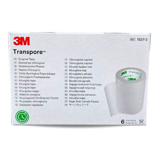 Transpore 5cm (2in) X 9.14 M Caja C/6 Rollos