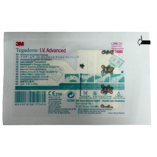 Aposito Tegaderm Iv Advance Pediatrico 3.8 X 4 Cm