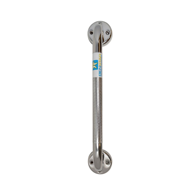 Agarradera 12 Pulg (30.48 Cm) Moleteada Cromada