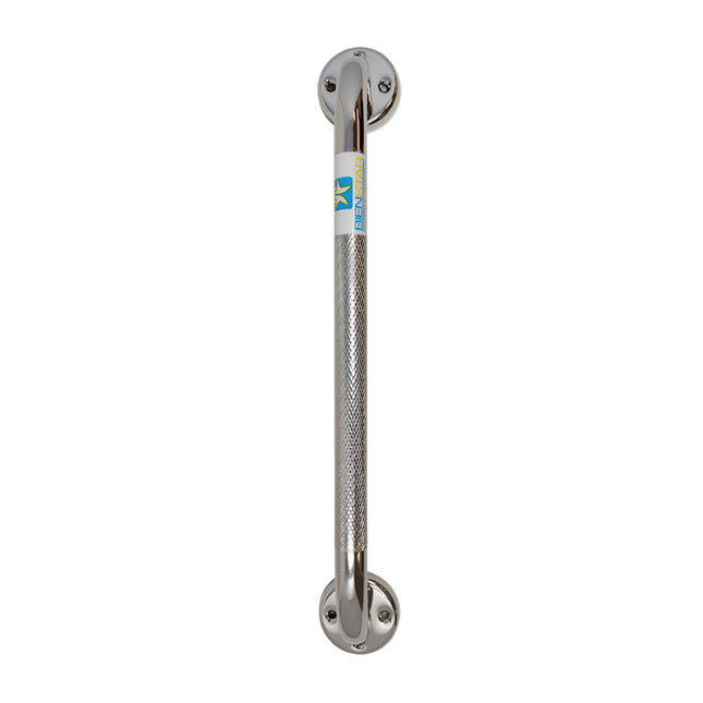 Agarradera 16 Pulg (40.61 Cm) Moleteada Cromada