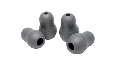 Kit 2 Olivas Suaves Pequeńas y 2 Olivas Suaves Grandes Gris