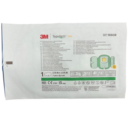 Aposito con Cojin Clorhexidina Tegaderm Chg 7 X 8.5 Cm