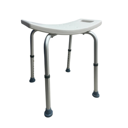 Banco para Ducha de Aluminio sin Respaldo Blanco Bienstar BIBM342L