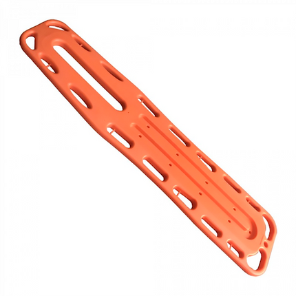 Camilla rígida para rescate plástica naranja