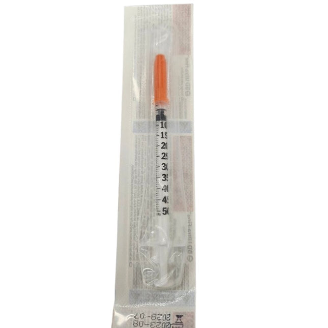 Jeringa Desechable 0.5ml Aguja 31g X 8mm Insulina