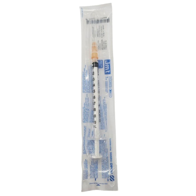Jeringa Desechable 1ml con Aguja 25g X 16mm para Tuberculina Pieza