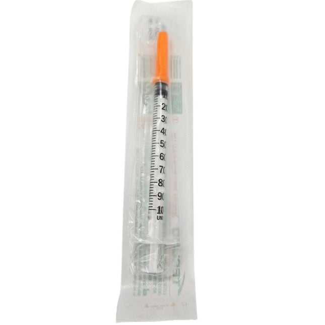 Jeringa Desechable 1ml con Aguja 29g X 13mm para Insulina