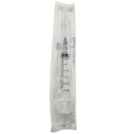 Jeringa Desechable 3ml con Aguja 22g X 32mm Pieza