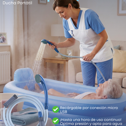 Regadera Portátil Recargable TheraSpring TM2100 | Theramart