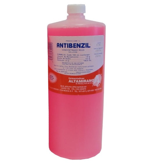 Antibenzil Concentrado Rojo de 1 Litro
