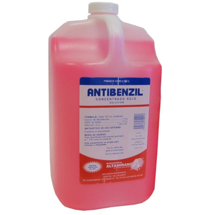 Antibenzil Concentrado Rojo de 3.75 Litros