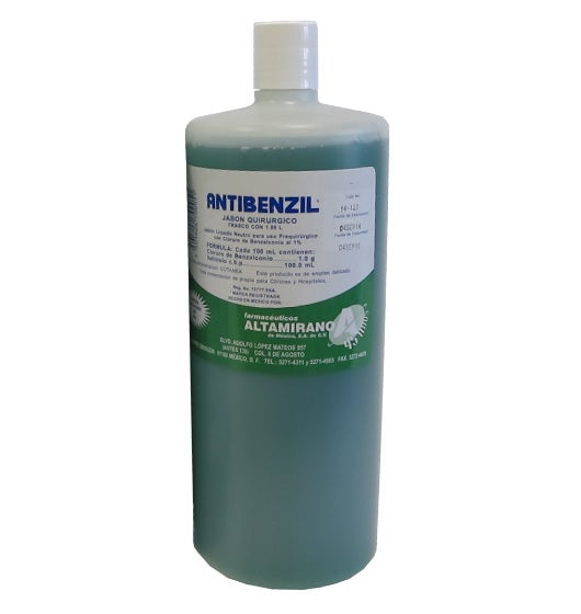 Antibenzil Jabon Quirurgico 1 Litro