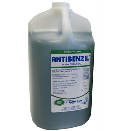 Antibenzil Jabon Quirurgico de 3.8 Litros
