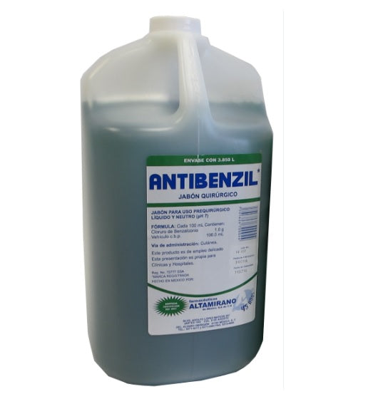 Antibenzil Jabon Quirurgico de 3.8 Litros