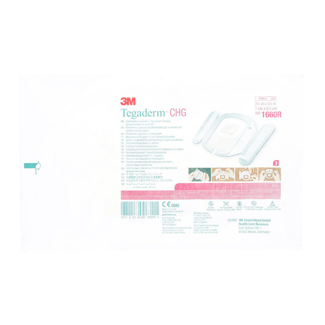 Aposito con Cojin Clorhexidina Tegaderm Chg 7 X 8.5 Cm