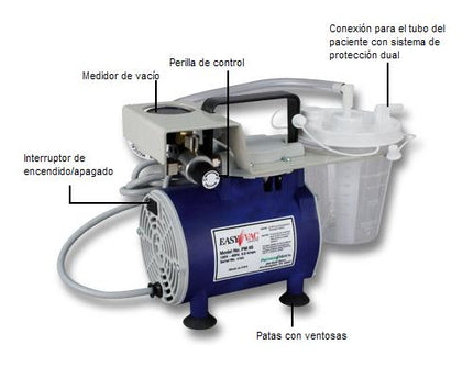 Aspirador Succion Tipo Hospitalario Mod. Pm-60