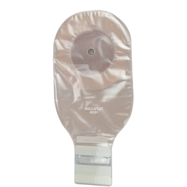 Bolsa Premier Drenable Ultra Transparente con Marco Adhesivo sin Filtro, Cierre Lock’n Roll y Barrera Cutánea Plana Flextend Recortable hasta 64 mm