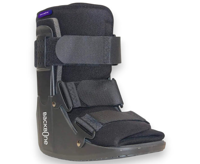 Bota Ortopédica Corta Walker B-Walk Negra | Backbone