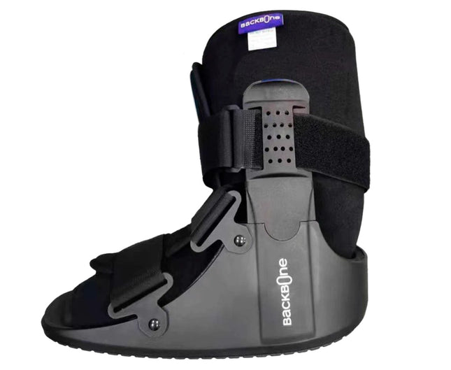 Bota Ortopédica Corta Walker B-Walk Negra | Backbone