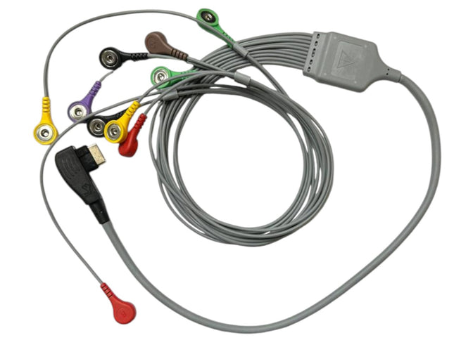Cable Holter HDMI de 10 Puntas (Broche) para Electrocardiografía y Diagnóstico