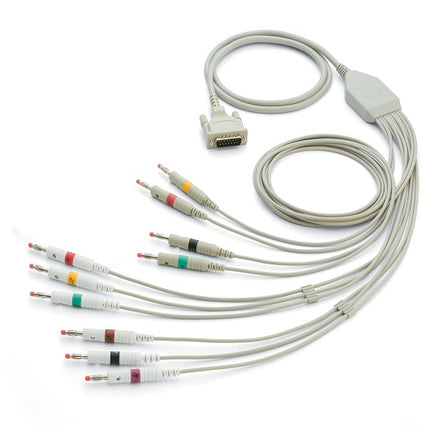 Cable de 10 Puntas para Electros Cp50 Cp150 y At-1 Aha Banana