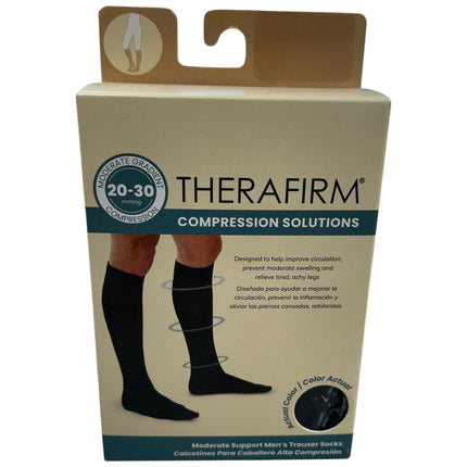 Therafirm® Calcetín de Alta Compresión para caballero 20-30 mmHg