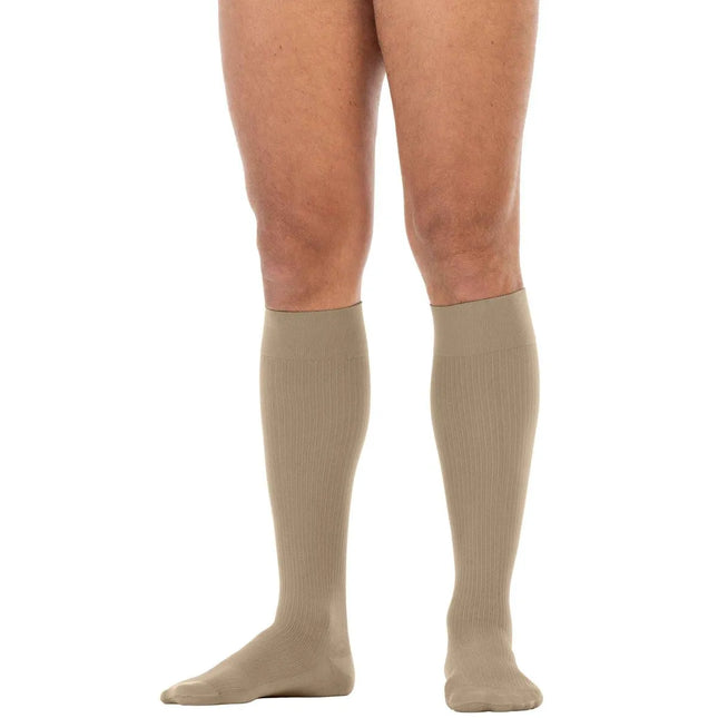 Calcetin caballero rodilla compresion 20-30 mm hg punta cerrada