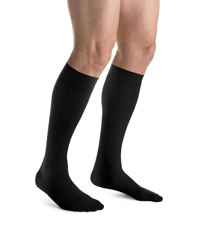 Calcetin caballero rodilla compresion 15-20 mm hg punta cerrada
