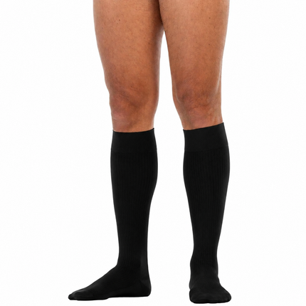 Calcetin caballero rodilla compresion 20-30 mm hg punta cerrada