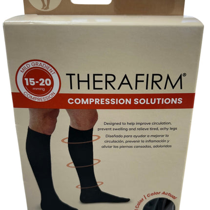 Therafirm® Calcetín de Mediana Compresión para Caballero 15-20 mmHg