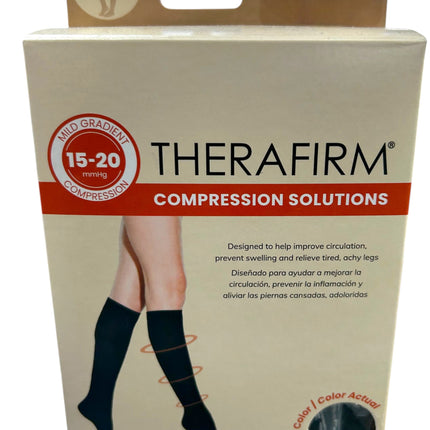 Therafirm® Calcetín de Mediana Compresión para Dama 15-20 mmHg