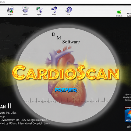 Holter Cardioscan 11 con Análisis de VFC FA QTyQTc SAECG VCG y Monitoreo de 3 o 6 Canales