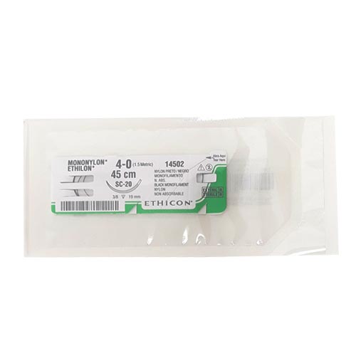 Ethilon Cuticular Nylon 4-0 45cm Sc-20 3/8 19 Mm Sobre