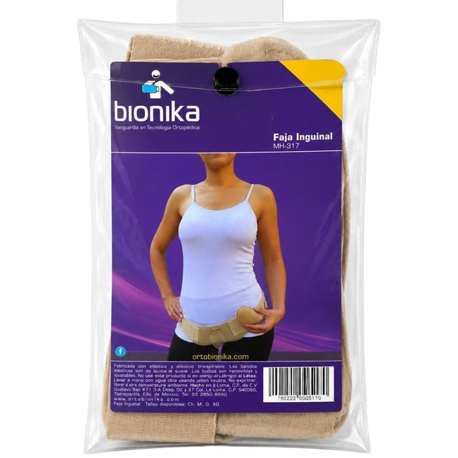 Faja Inguinal con Bulbos Removibles MH-317 | Bionika