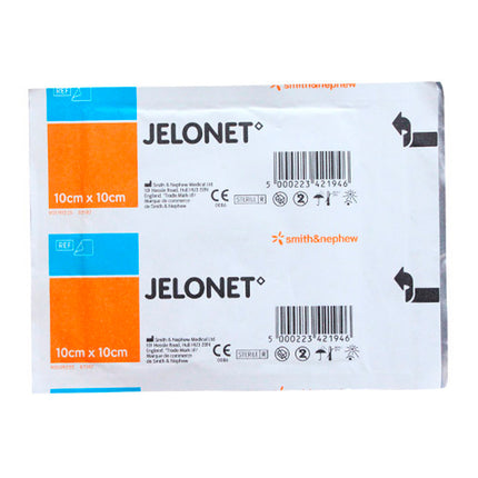 Jelonet 10 X 10 Cm Gasa Parafinada de Trama Abierta Entrelazada