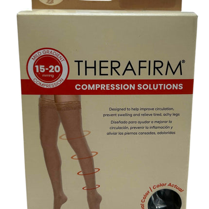 Therafirm® Media de Mediana Compresión con Encaje 15-20 mmHg