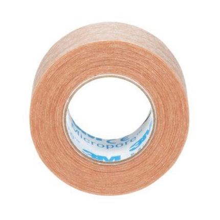 Micropore Piel 2.5cm (1in) X 9.14m Caja C/12 Rollos