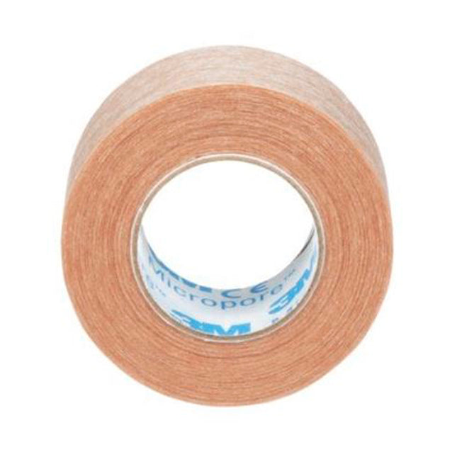 Micropore Piel 2.5cm (1in) X 9.14m Caja C/12 Rollos