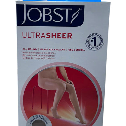 Pantimedia Ultrasheer compresion 15-20 mm hg punta cerrada