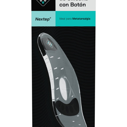 Plantilla de Silicona con Botón Metatarsal y Gel NXT002 | Nextep