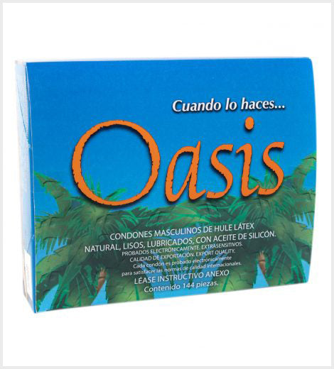 Preservativo Oasis de Hule Latex Oasis C/144
