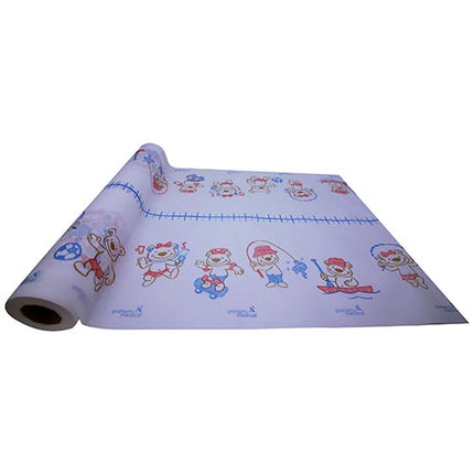 Rollo de Papel Crepe de Osos para Mesa de Exploracion Pediatrica 45.72 Cm X 38 Mt