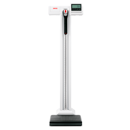 Bascula Digital de Columna 250 Kg Div 100g Tara Hold Imc C/estadimetro Mecanico sin Eliminador