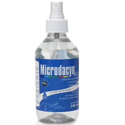 Solucion Microdacyn Esterilizante y Antiseptica con Atomizador 240 Ml