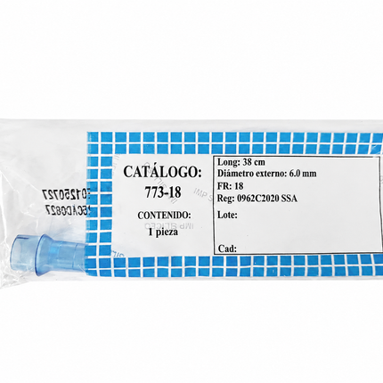 Sonda Nelaton de PVC Siliceo | Para drenaje urinario