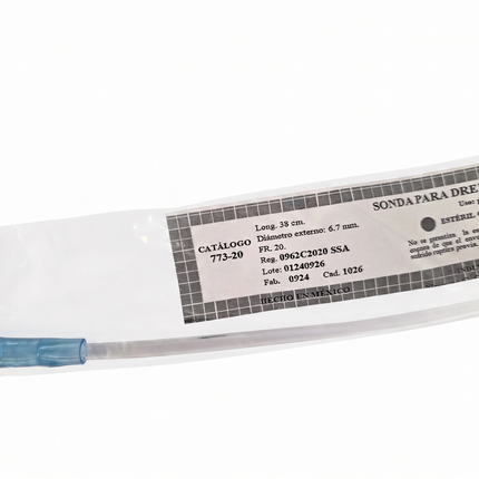Sonda Nelaton de PVC Siliceo | Para drenaje urinario