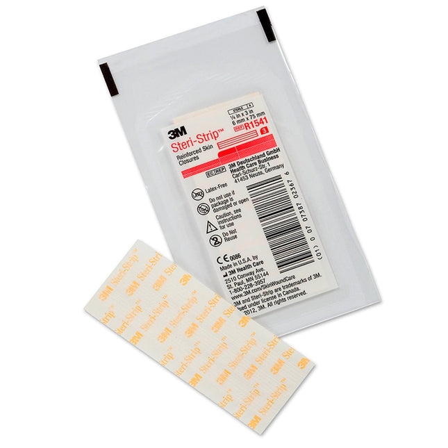Steri Strip Reforzado 0.6 X 7.5 Cm Sobre C/3 Cintas
