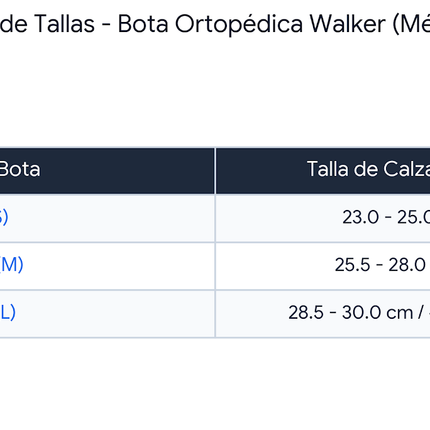 Bota Ortopédica Larga Walker B-Walk Negra | Backbone