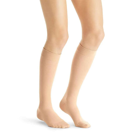Media Ultrasheer rodilla compresion 15-20 mm hg punta cerrada