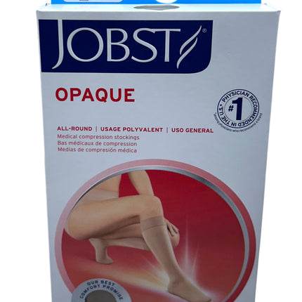 Media Opaque rodilla compresion 15-20 mm hg punta cerrada